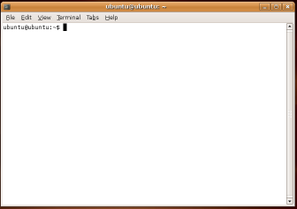 UNIX terminal window
